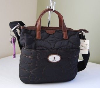 Fossil Key Per Crossbody Bag Black  