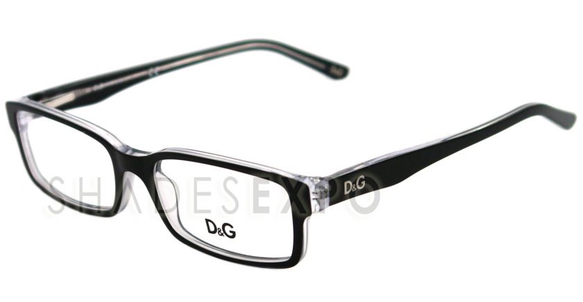 NEW DOLCE&GABBANA D&G Eyeglasses DD 1180 BLACK 675 DD1180 51MM  