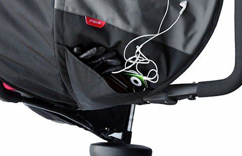 PHIL & TEDS Explorer Black/Apple Stroller + Double Kit  