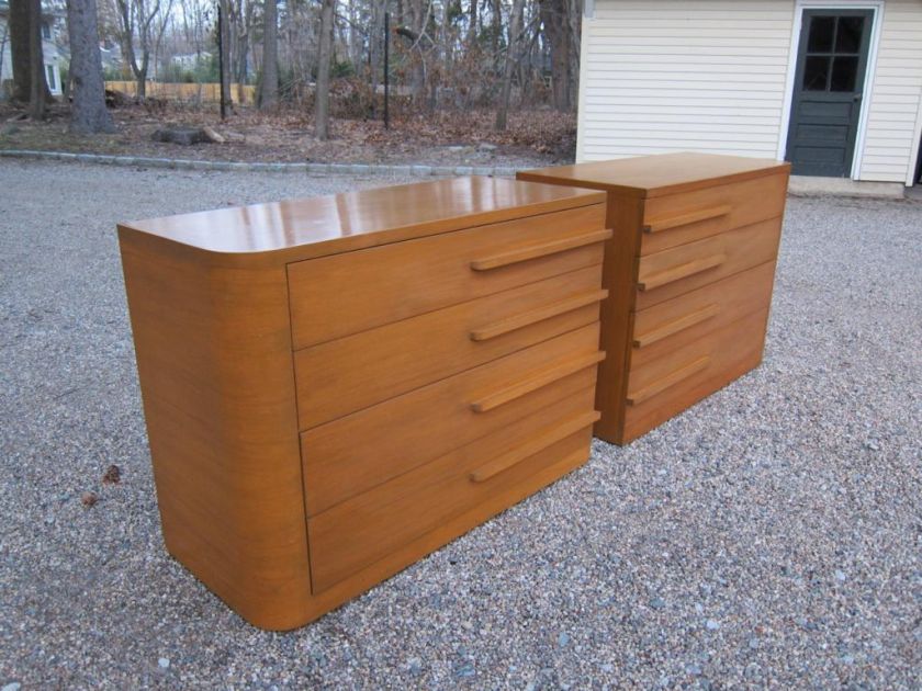 Pair of Modernage Art Deco Dressers by Donald Deskey, c1935  