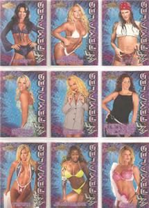 2001 WWF CHAMPIONSHIP CLASH FEMALES 9 CARD SET WWE DIVA  