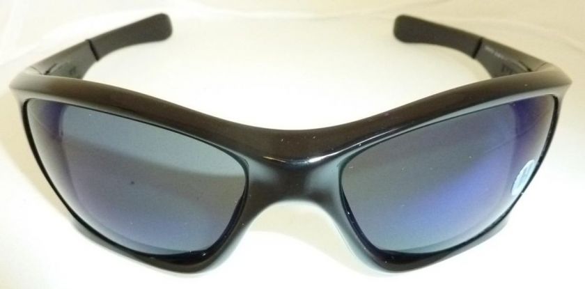 OAKLEY Pit Bull Polished Black /Deep Blue Polarzied NEW  