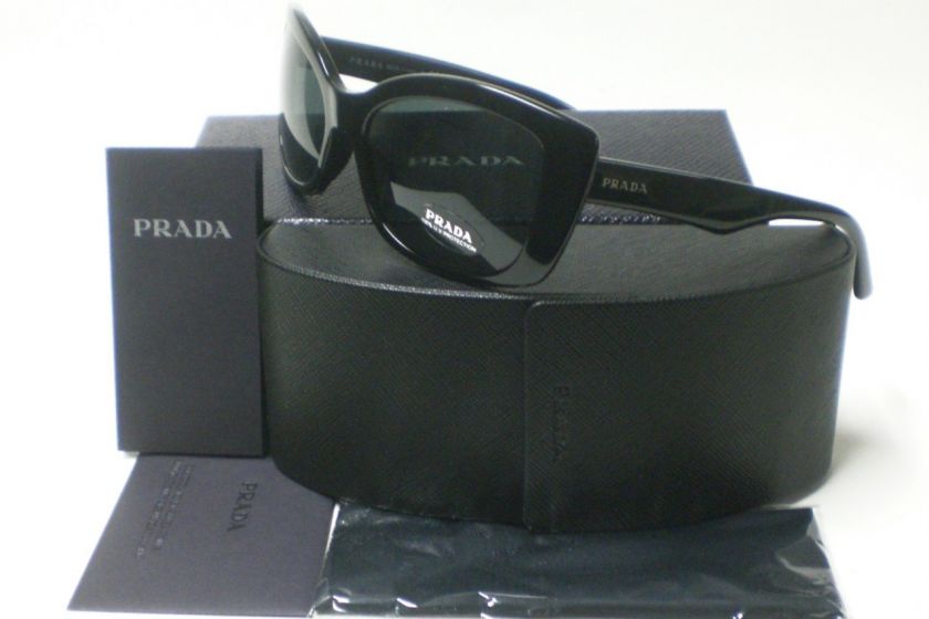 PRADA SPR SPR03N SPR 03N BLACK 1AB 1A1 SUNGLASSES AUTH  