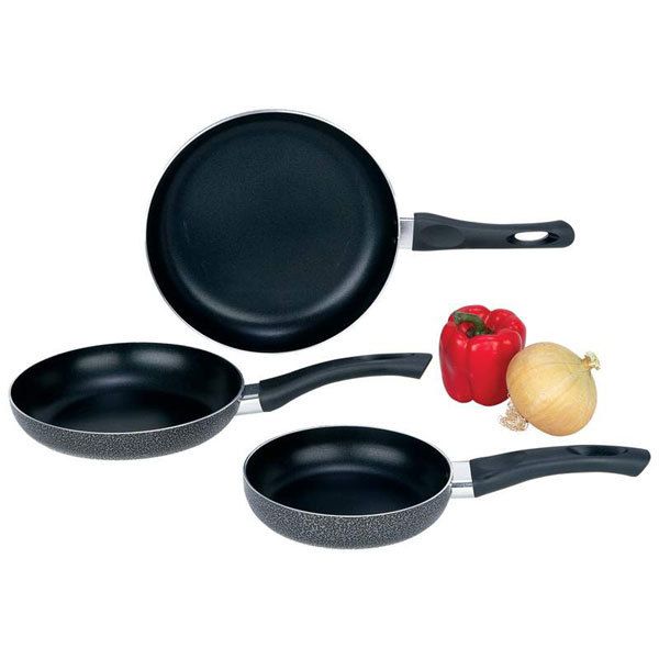 3pc Aluminum Frypan Set KTALFP32  