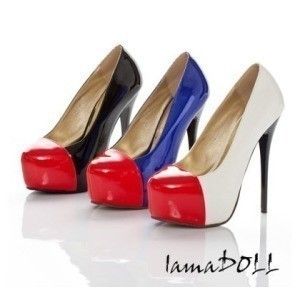   Lady Sexy Pump Platform Stiletto Super High Heel Slim Shoes  