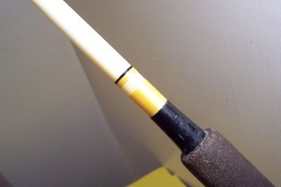 VINTAGE FISHING ROD SOLID FIBERGLASS CONVENTIONAL SALTWATER HVY BOAT 