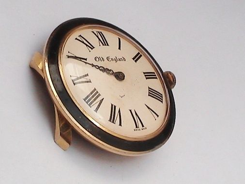 VINTAGE OLD ENGLAND LARGE SIZE WATCH MECHANICAL SWISS  