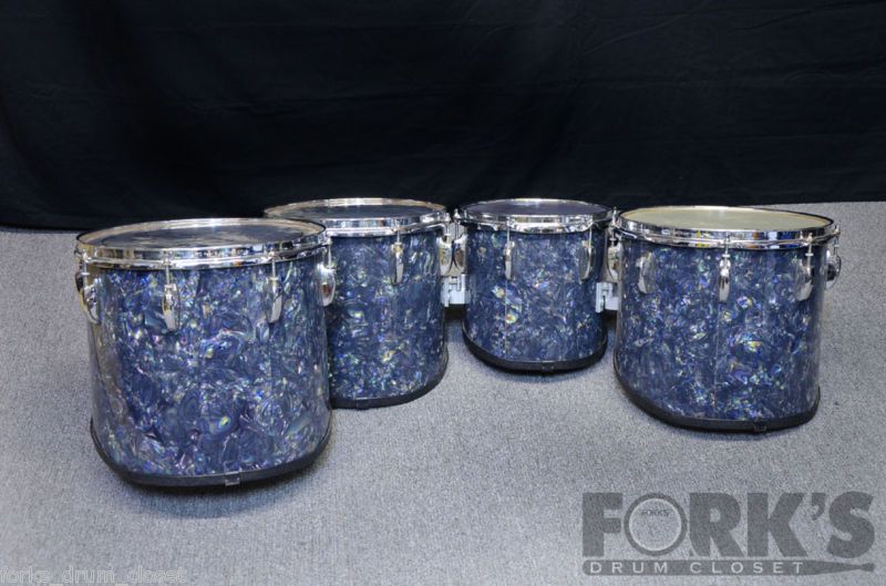 Used Pearl PMTL 60234/C Marching tenors Blue Abalone  