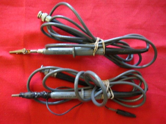 TAG# 7402 2 TEKTRONIX PROBES P6006 BNC6   010 161   USED**** THERE 