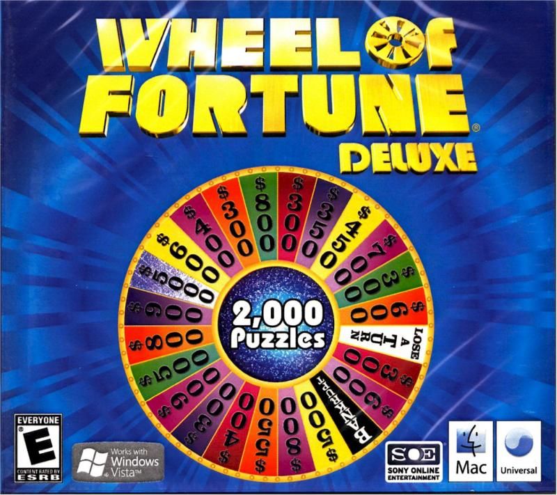 Brand New PC Game WHEEL OF FORTUNE DELUXE  