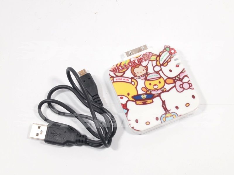 Hello Kitty Family External Back up Charger 1500mAh Apple ipod touch 