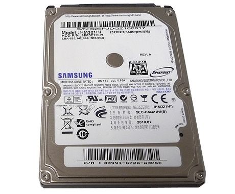   HM321HI 320GB 5400RPM 8MB 2.5 SATA Hard Drive 8808993480654  