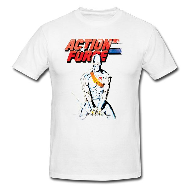 Action Force Storm Shadow Retro T Shirt 80s GI Joe  