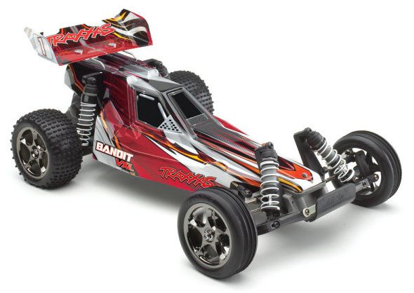 Traxxas Bandit VXL RTR 2WD Buggy NIB 2.4gHz 2407 Red  