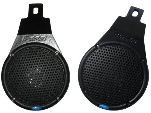 100W Motorcycle / Scooter Handlebar Speaker PAIR BLK  