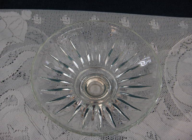 Vintage Duchin Sterling Silver/Crystal Dish Compote  