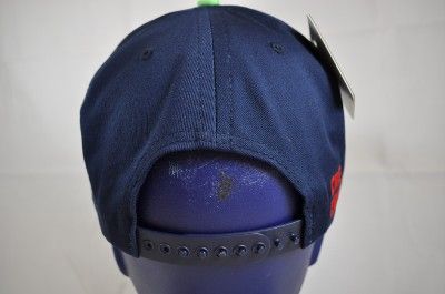 STUSSY CREEPY SNAPBACK NAVY RED RARE (HATS10)  