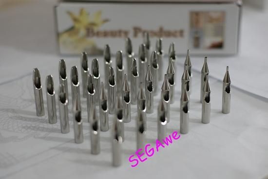 48 PCS ASOORTED 8 MODEL STEEL TATTOO GUN TIP NOZZLES FREESHIPPING