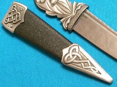 MIB VINTAGE CJ SCOTLAND BLACK SOCK DIRK DAGGER KNIFE KNIVES SGIAN DUBH 