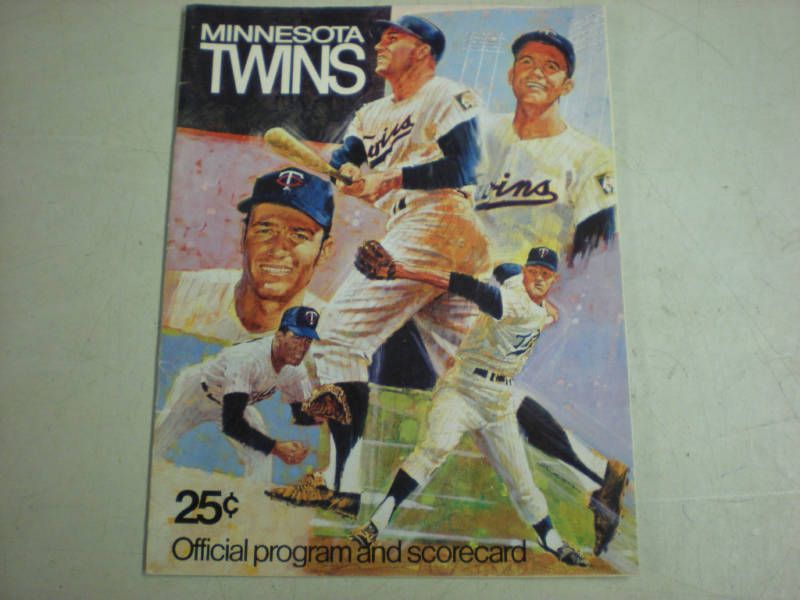 1970 MINNESOTA TWINS OFFICIAL PROGRAM All Star Game  