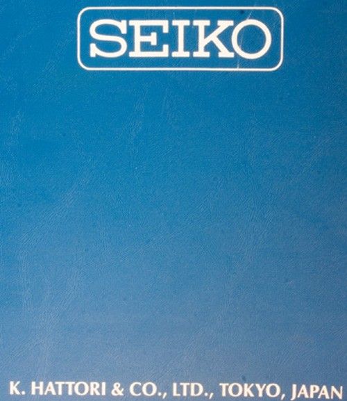 Seiko 7005 movement parts list and pictures 2pgs 1970s  