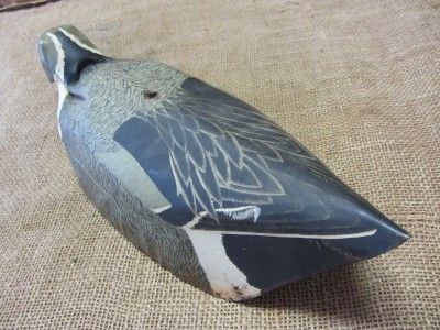 RARE Vintage Metal Duck Decoy  Antique Old Decoys Hunting Wooden 