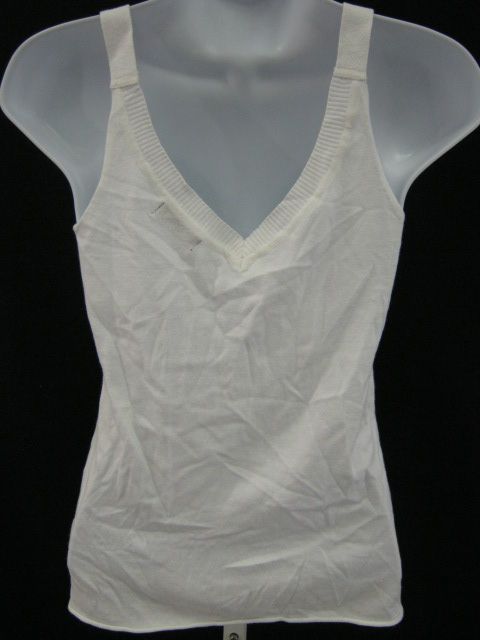 HERRY Soft White Tank Top Sz M  