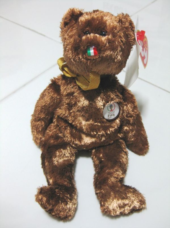 Ty Beanie Babies Buddy 2002 Fifa World Cup   Italy  