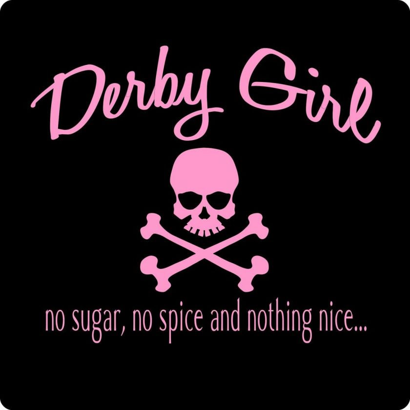 DERBY GIRL★Rockabilly Dirt Race DEMOLITION ROLLER SKULL NEW Womens 