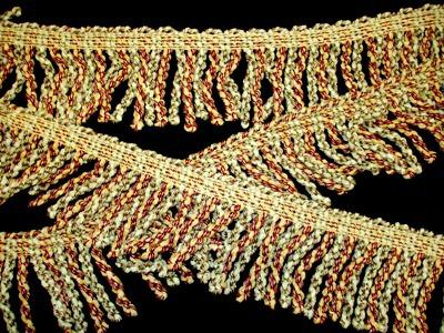   Cane Knit Bullion Fringe Deco Fabric Embellish Trim 3 YARDS  