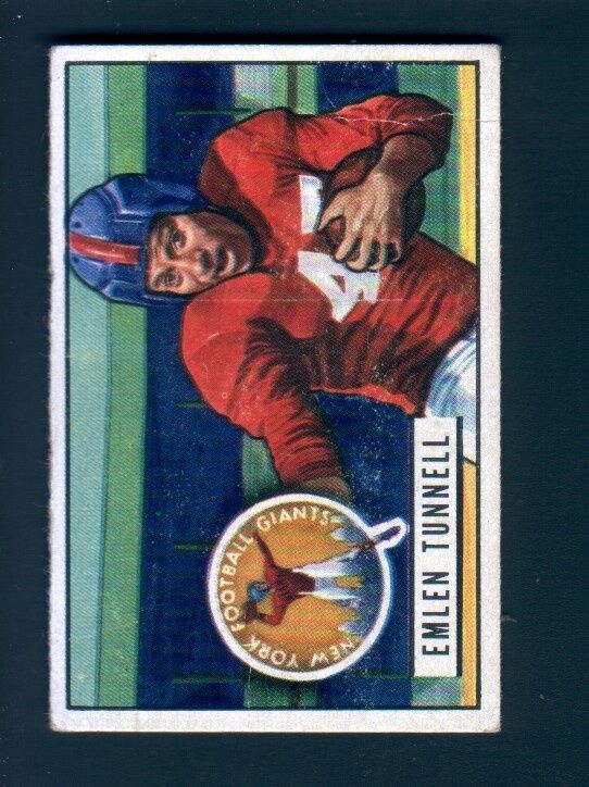 1951 Bowman #91 Emlen Tunnell Giants  