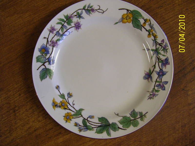 Woodhill Floral Dessert Plate 7 1/2  