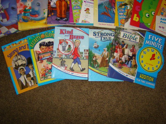 ABEKA SCHOLASTIC 1st GRADE CURRICULUM BOOKS & READERS 35+ BOOKS & More 