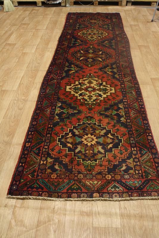   Antique Meshkin Runner Persian Wool Oriental Area Rug Carpet 4x14