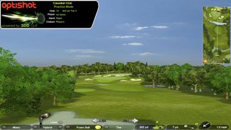   The REAL FEEL Turf OptiShot Golf Combo Pack SIMULATOR + MAT  