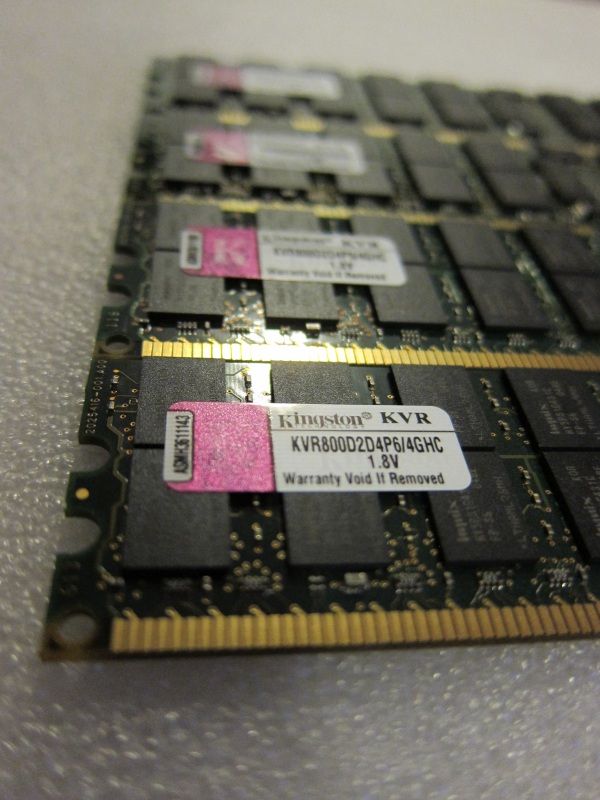 NEW Kingston 16GB (4 x 4GB) KVR800D2D4P6/4G HC Hynix 800MHz DDR2 ECC 