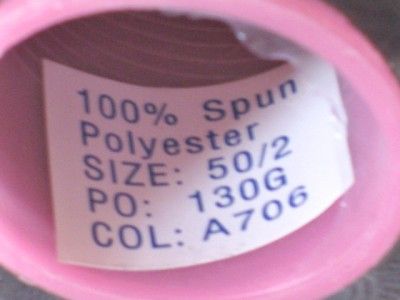 DK BROWN SEW SERGER QUILT SPUN POLY THREAD 6000 YD CONE  