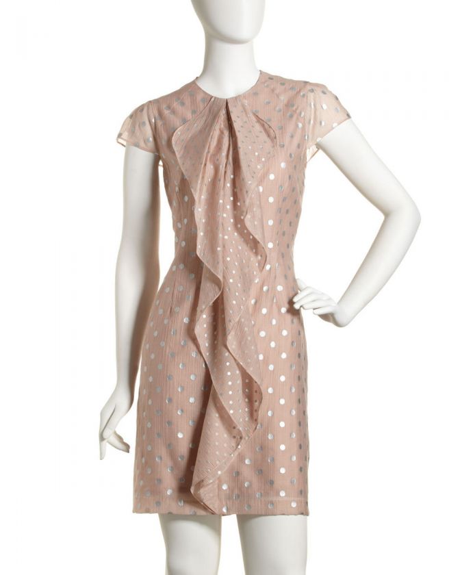 Andrew Marc Polka Dot Ruffle Dress  