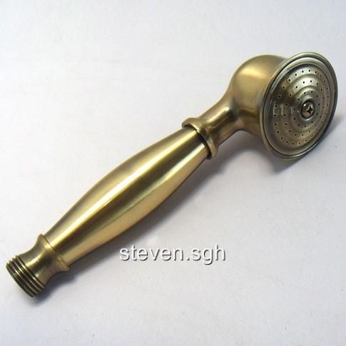 Antique Brass Telephone Style Bathroom Hand Held Shower  