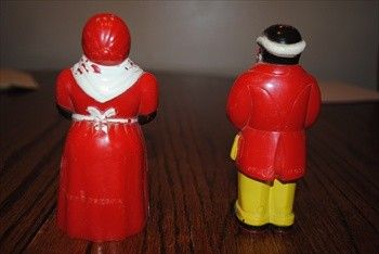 Salt Shaker Pepper Shaker Aunt Jemima Uncle Moses  