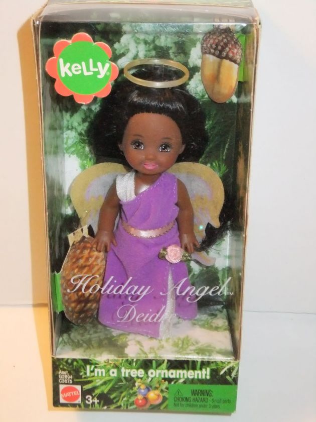 NIB BARBIE DOLL KELLY HOLIDAY CHRISTMAS HOLIDAY ANGEL DEIDRE  