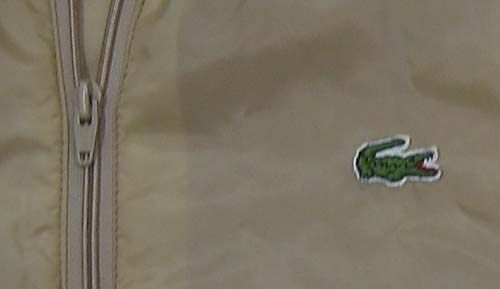 Adult M   Beige/Burgundy/Green   Nylon   Izod Lacoste (made in Hong 