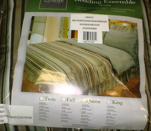 St. Moritz Complete King 8 Piece Bedding Ensemble  