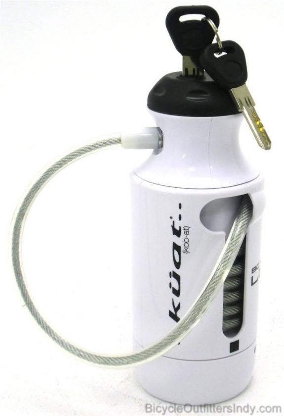 Kuat Bottle Lock   White   Bicycle Lock   New 896581002287  