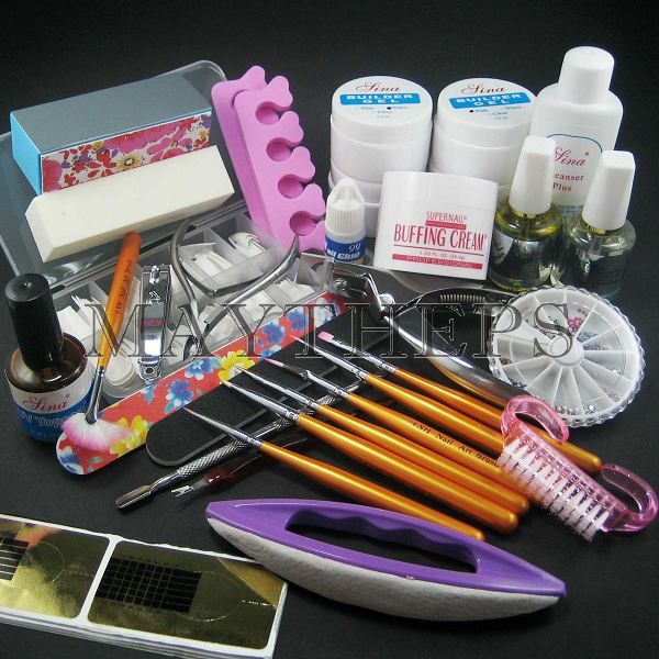 UV Gel Nail Art Professional Full Kit Set Nourishment  