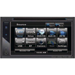 CLARION VX401 2 DIN DVD//AUX/USB/IPOD/BLUETOOTH, Double Din NEW 