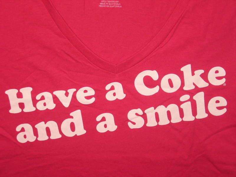 CoKe CoCa CoLa BoTtLe SoDa ViNtAgE WoMeNs nEw XXL sHiRt  