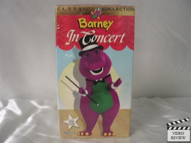 Barney In Concert VHS Barney The Dinosaur, Classic Coll  