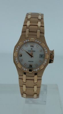 Concord Saratoga NEW 18k Pink Gold Diamond Ladies Watch  