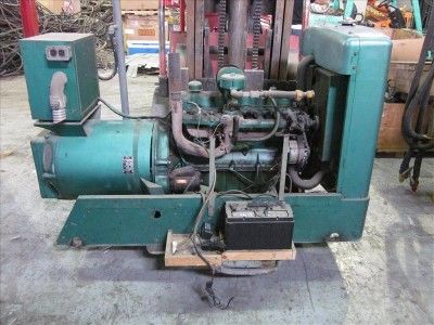 ONAN 45KW ELECTRIC PLANT STANDBY GENERATOR 45EM 4R8/13A 120/208VAC 3PH 